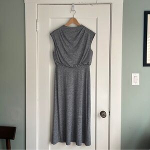 Ann Taylor Gray Midi Dress 2